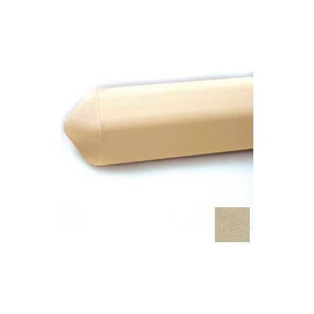 Pawling Wall Guard, Triangular W/Aluminum Retainer, 4-1/8"H x 12'L, Harvard Gray WG-30-12-483